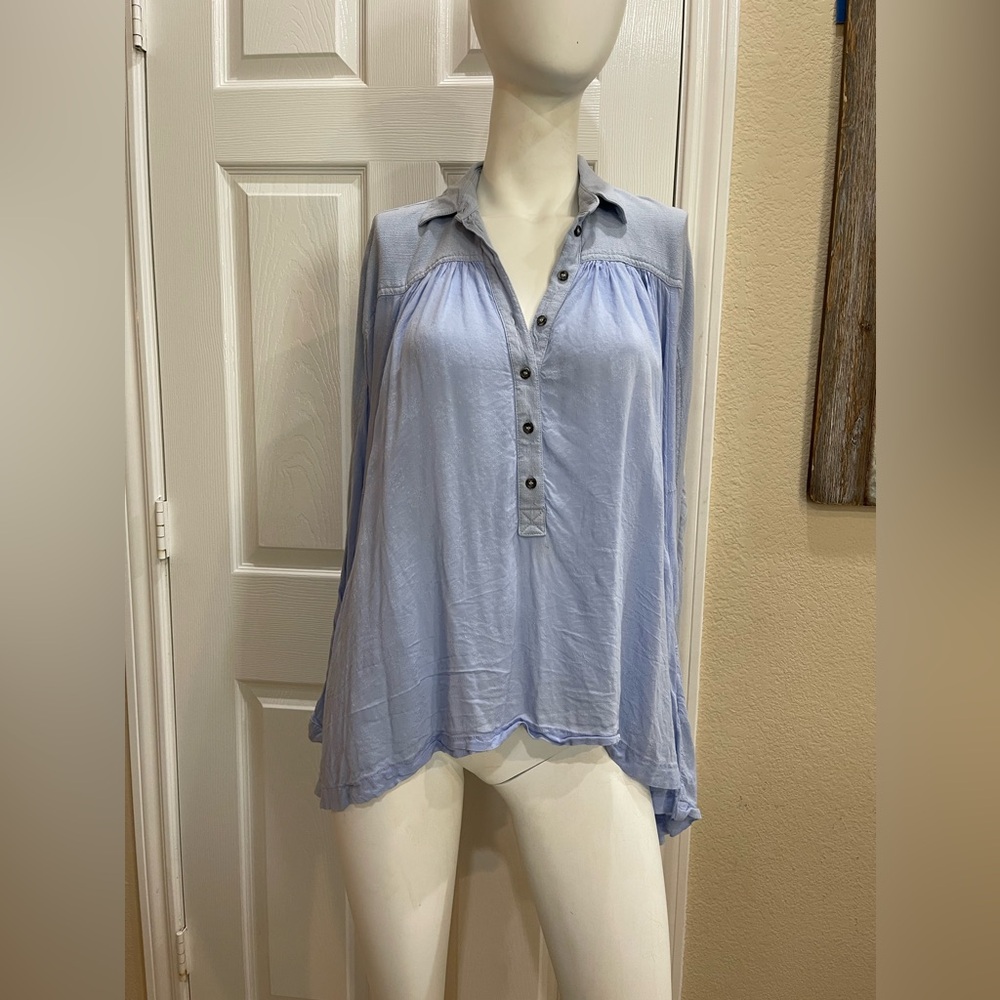 Light Blue Women's Top